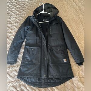 Black Carhartt Rain Coat